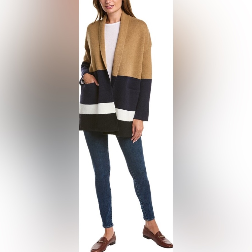 NWT Rain and Rose Colorblock Cardigan Large